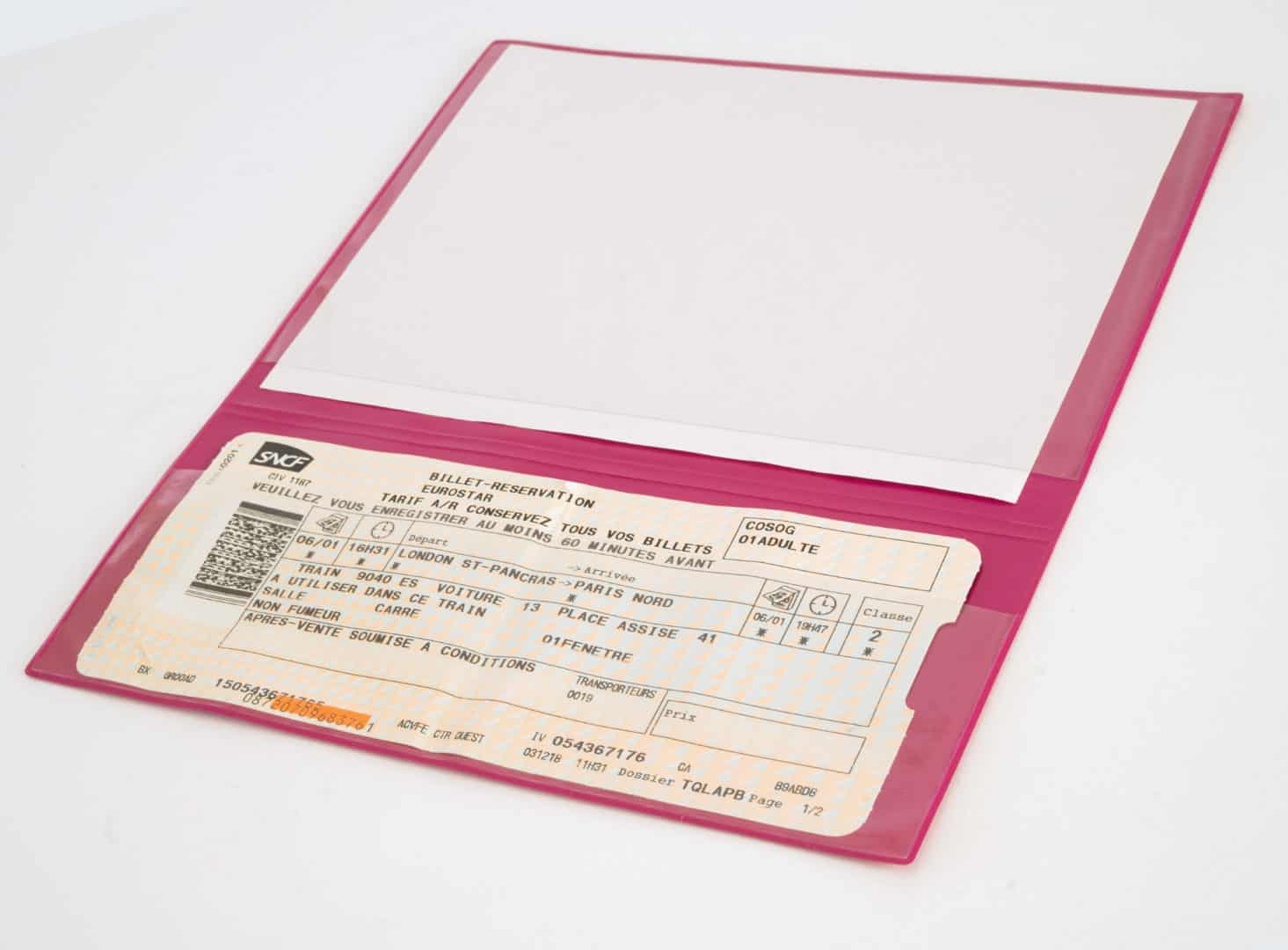 Pochette pour documents de voyage avec rabat, poches et scratch - Plastinez  FR